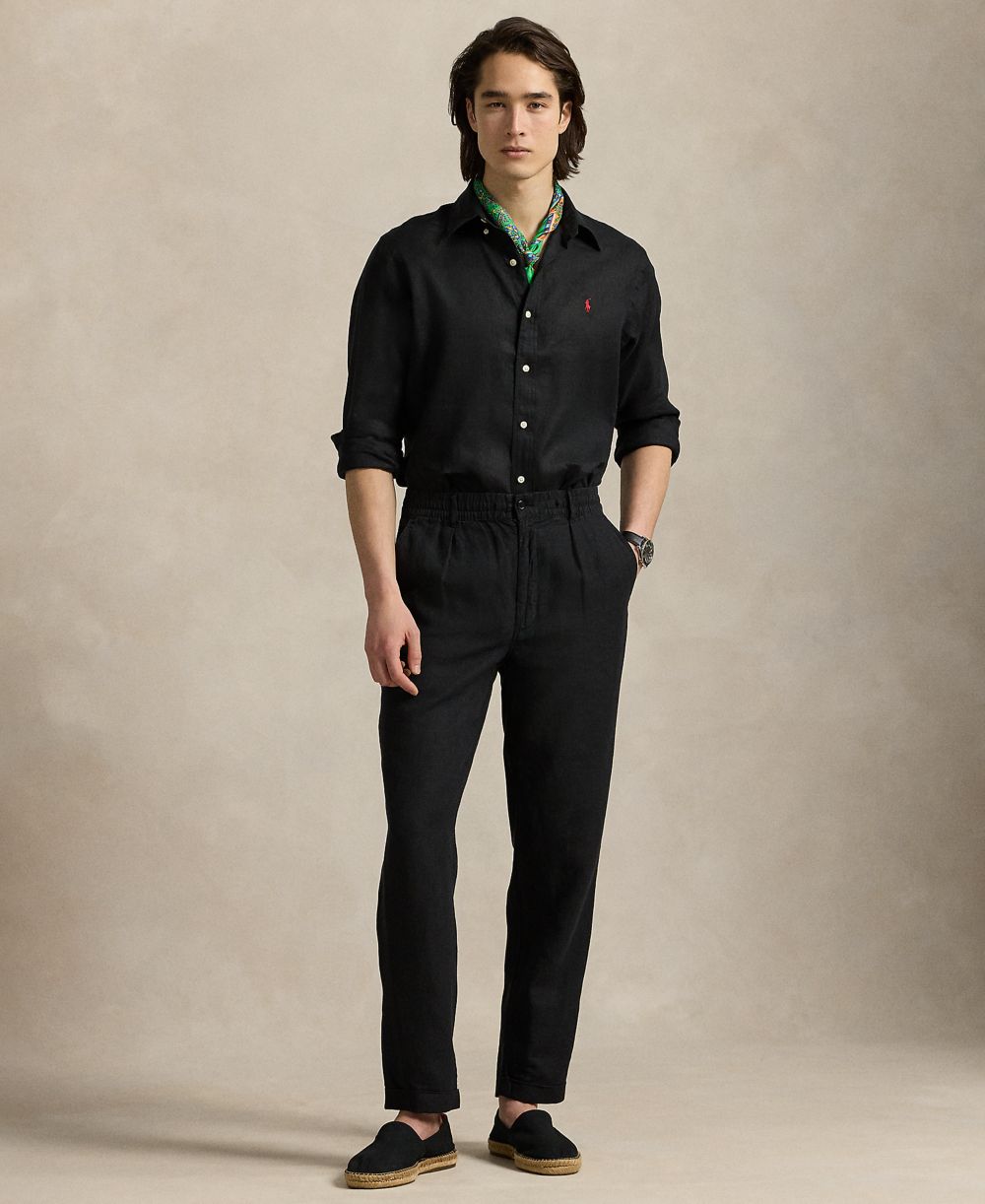 Men's Classic-Fit Linen Shirt
