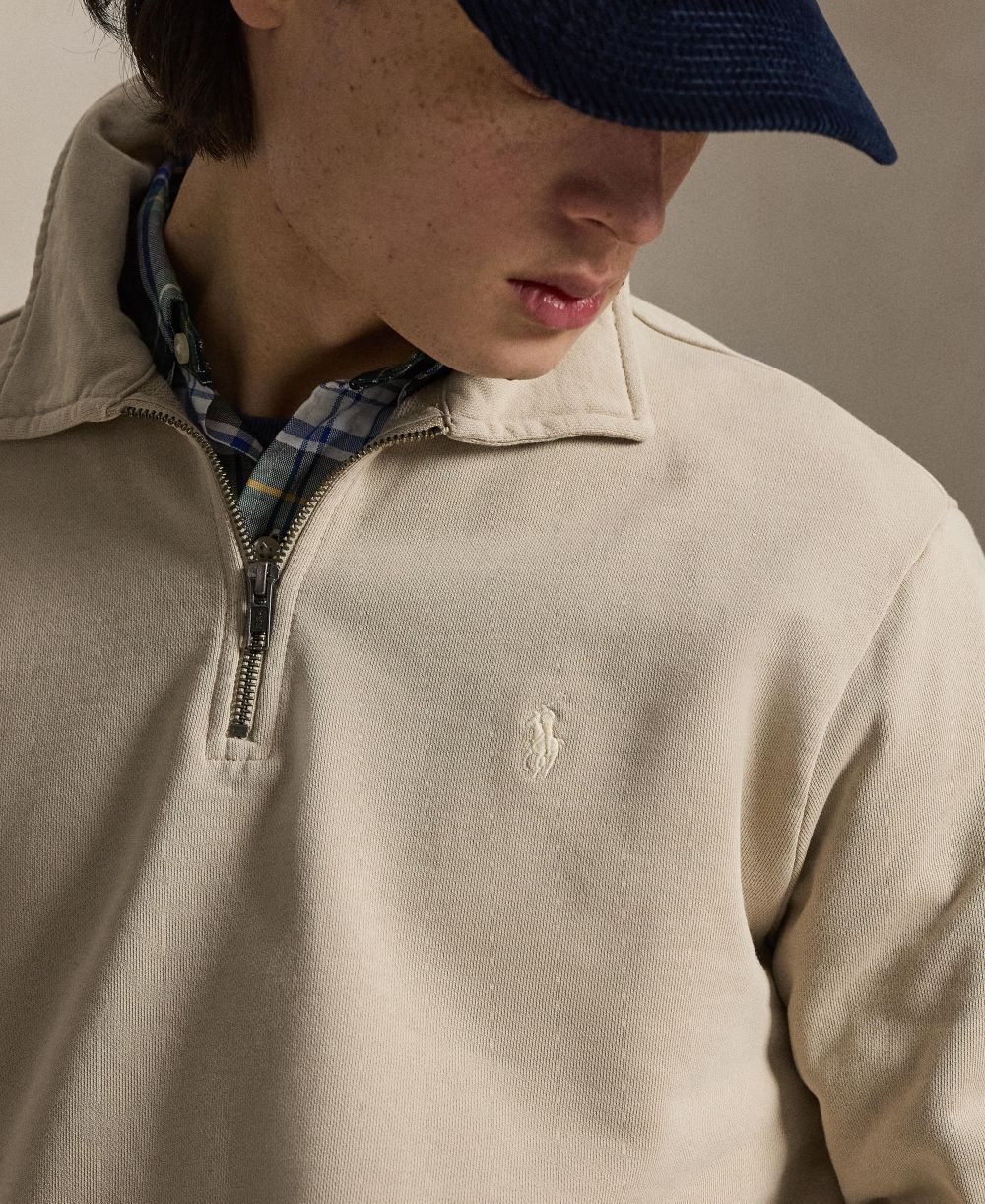 Men's Loopback Fleece Quarter-Zip Sweatshirt