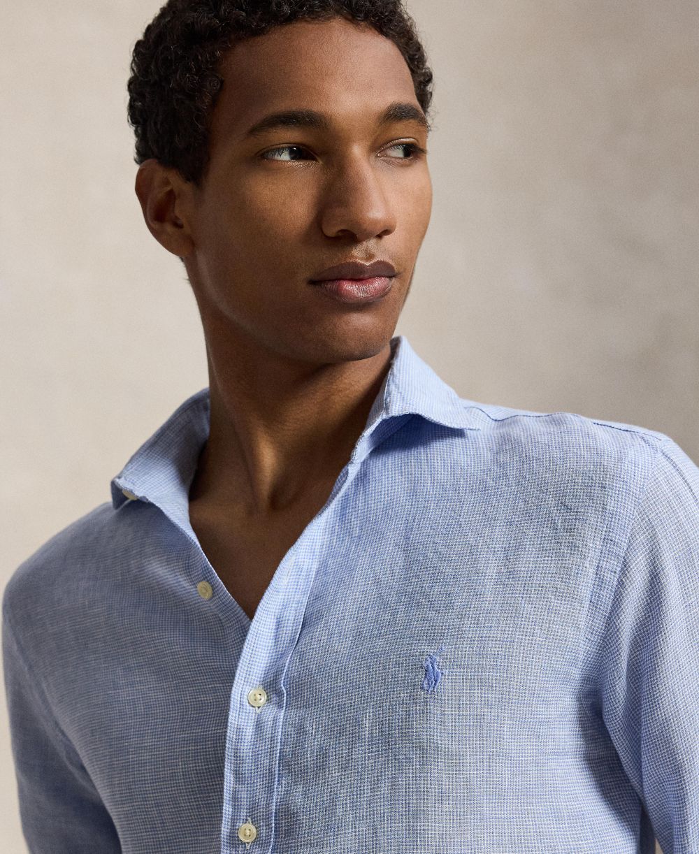 Men's Classic-Fit Linen Shirt
