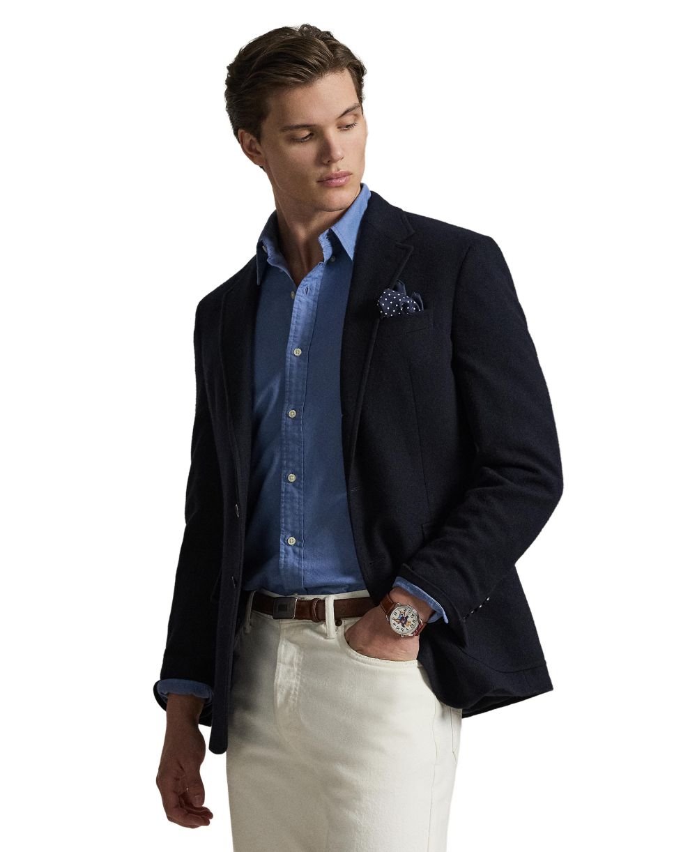 Men's Garment-Dyed Oxford Shirt - Bastille Blue