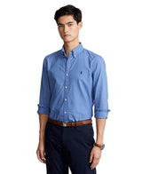 Men's Garment-Dyed Oxford Shirt - Bastille Blue