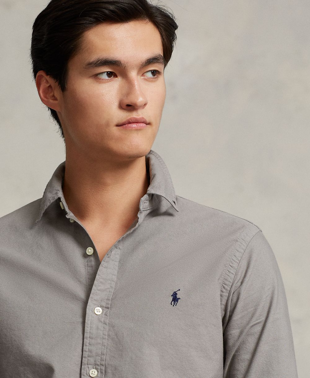 Men's Garment-Dyed Oxford Shirt - Perfect Gray