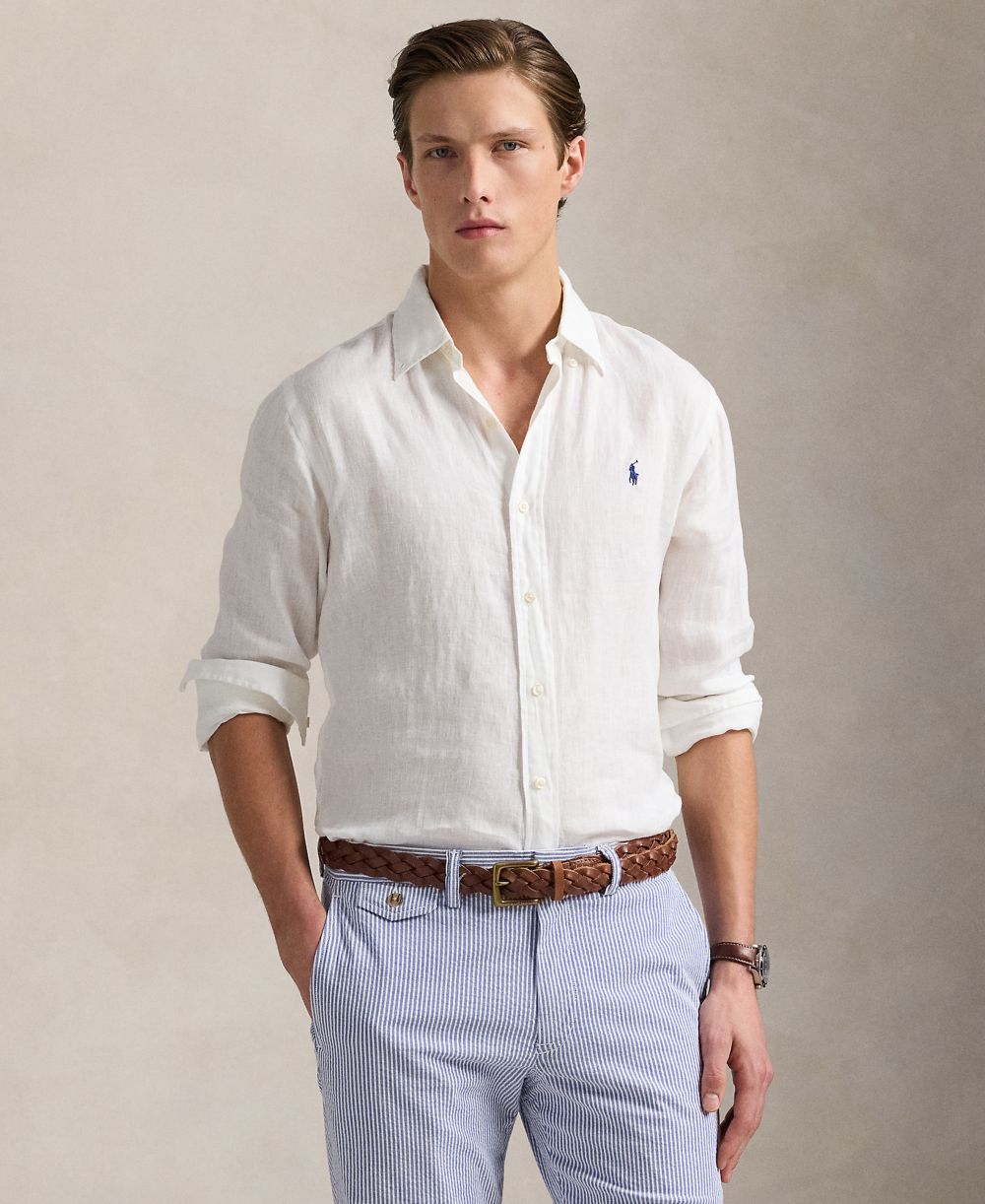 Men's Classic-Fit Linen Shirt