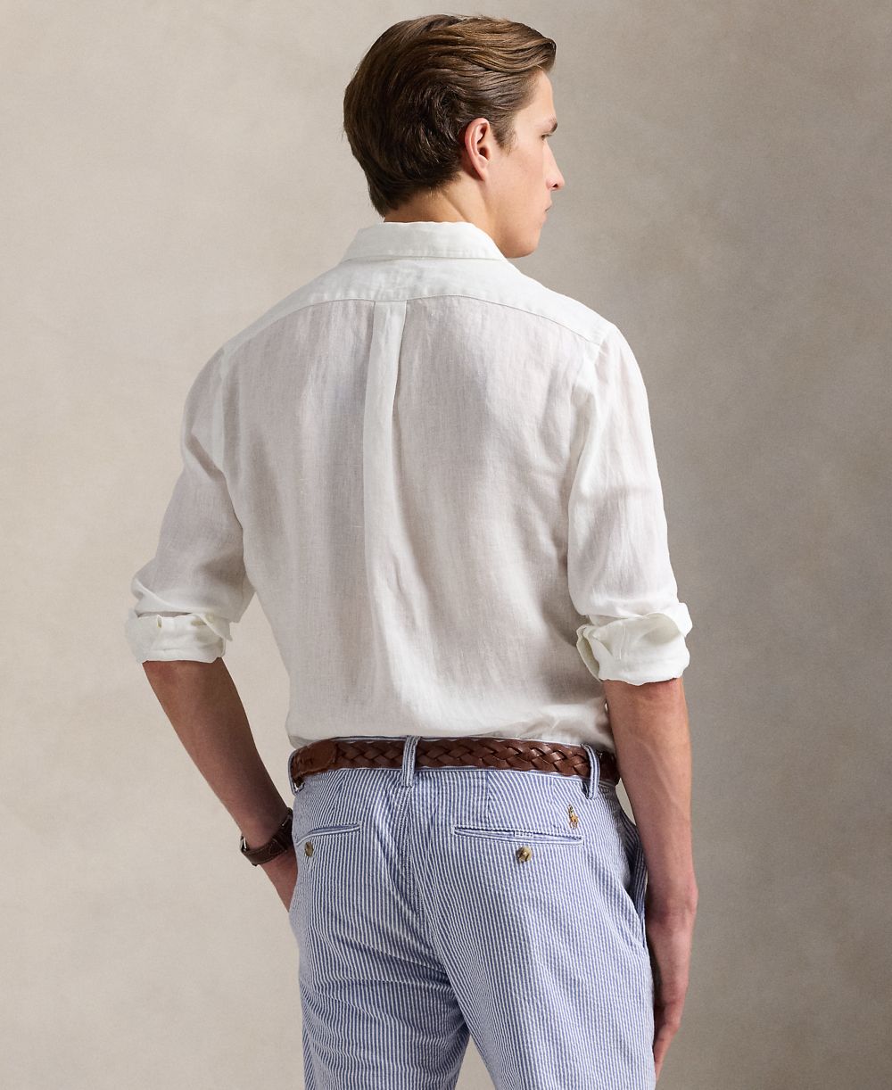 Men's Classic-Fit Linen Shirt