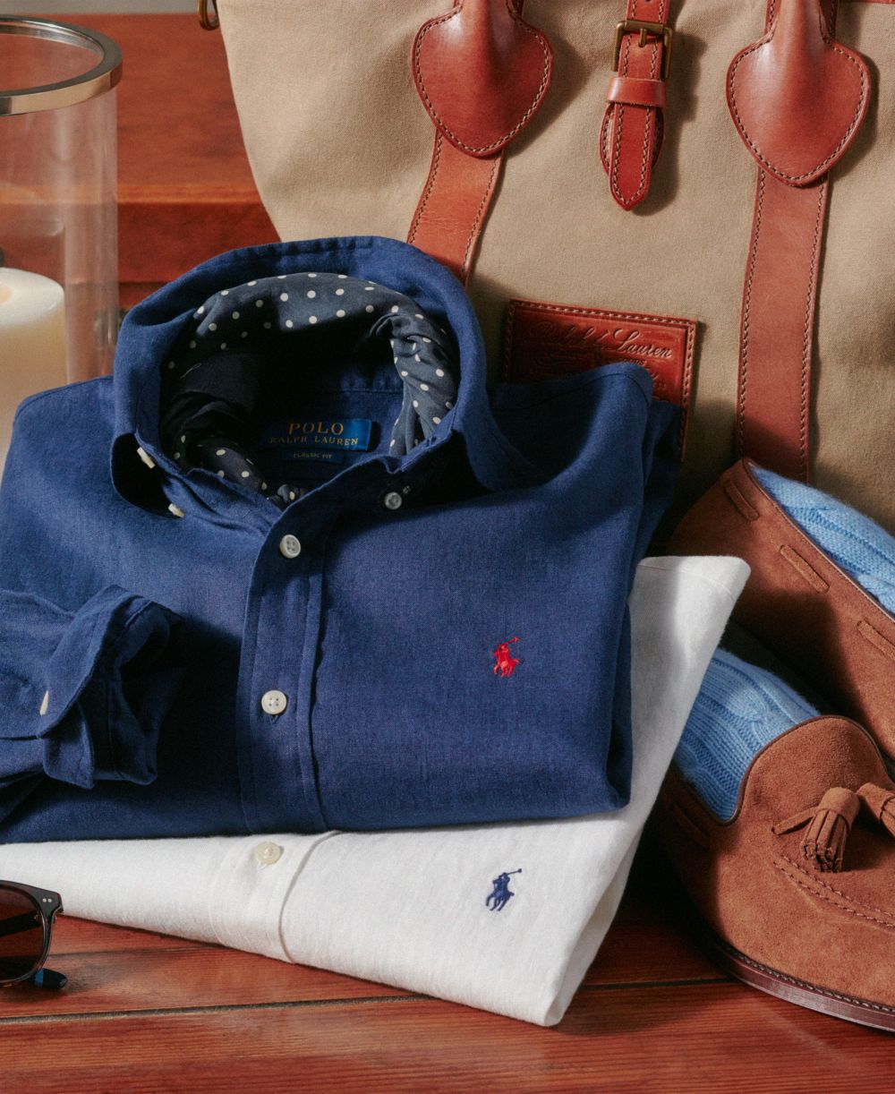 Men's Classic-Fit Linen Shirt
