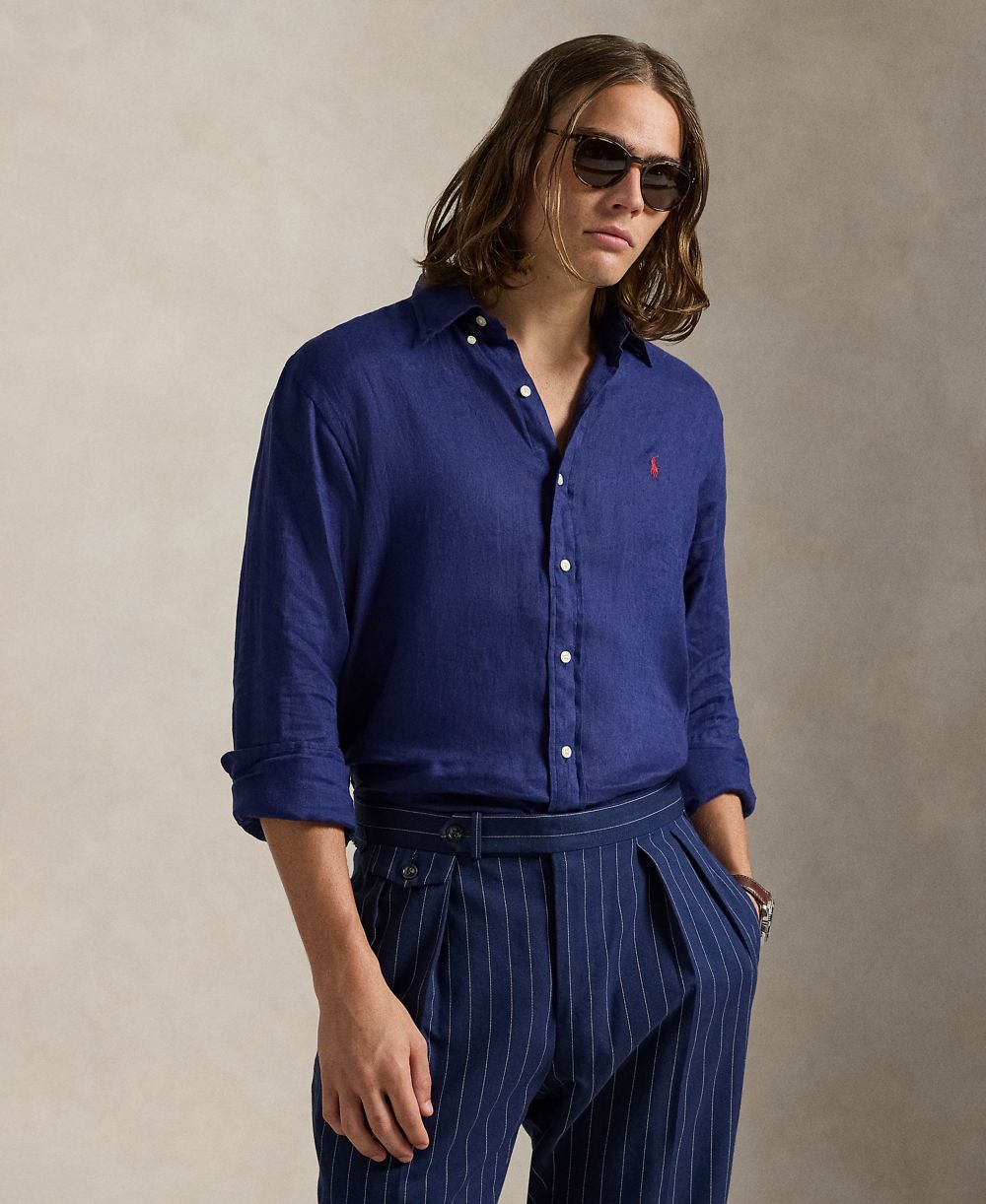 Men's Classic-Fit Linen Shirt