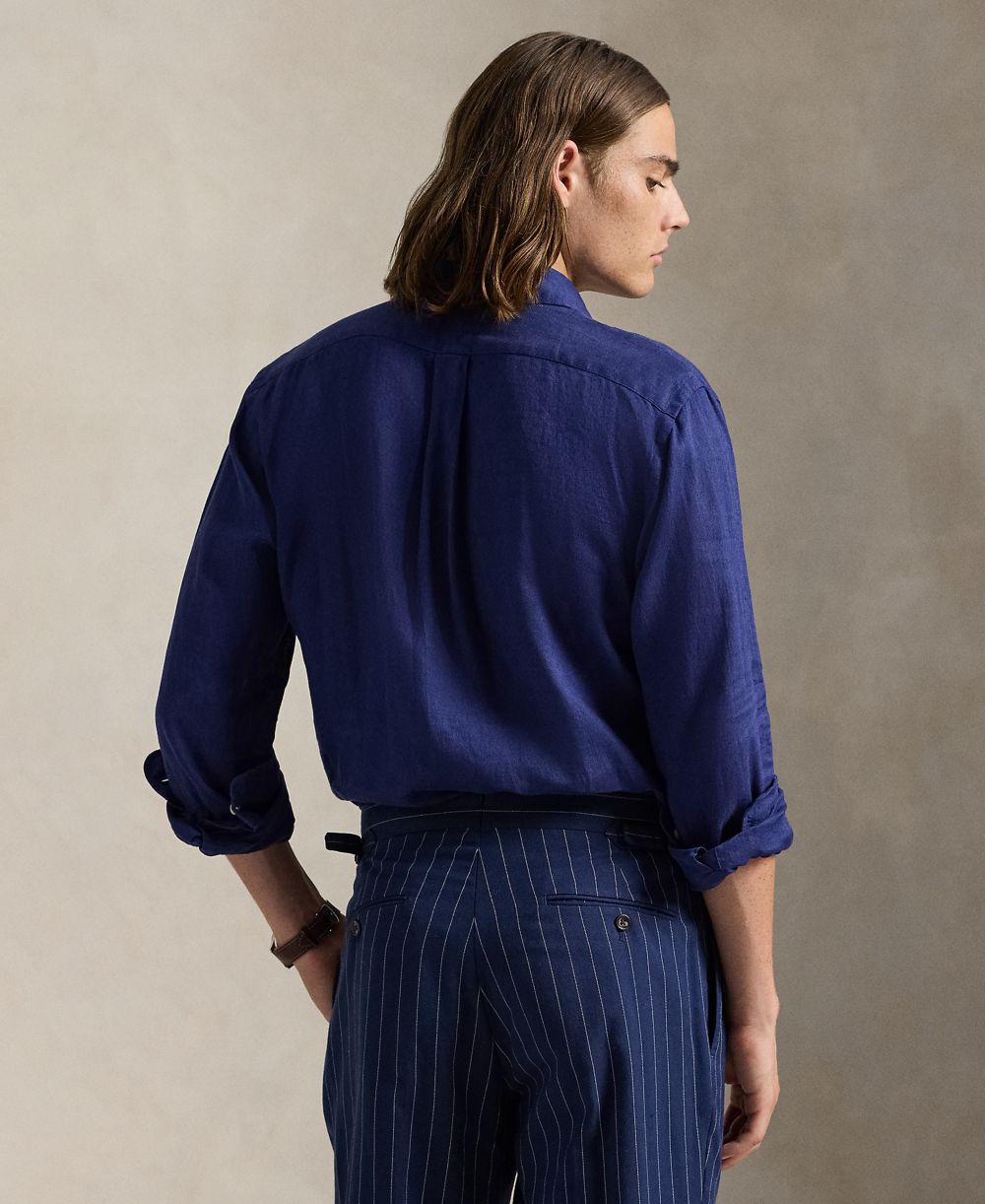 Men's Classic-Fit Linen Shirt