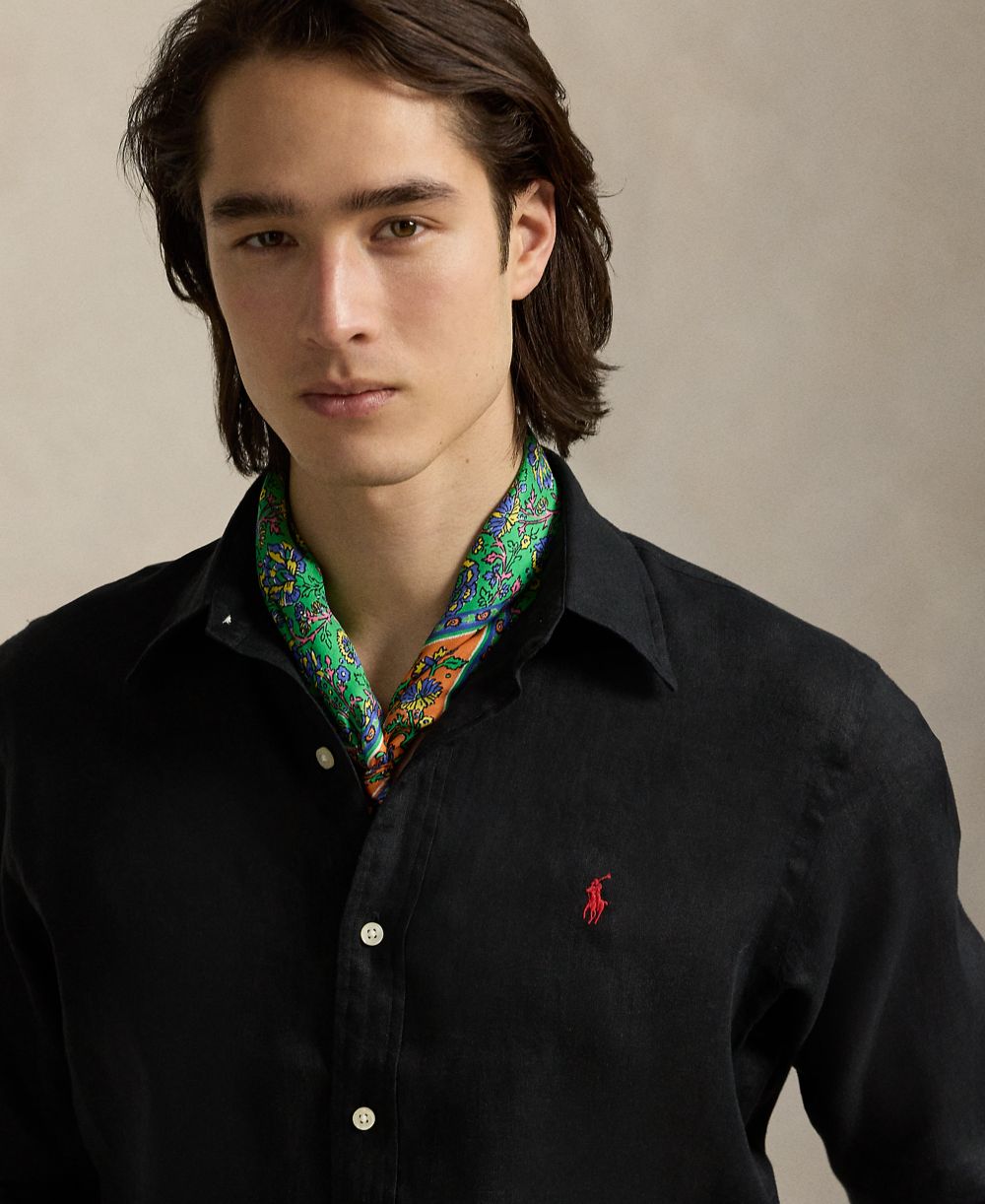Men's Classic-Fit Linen Shirt