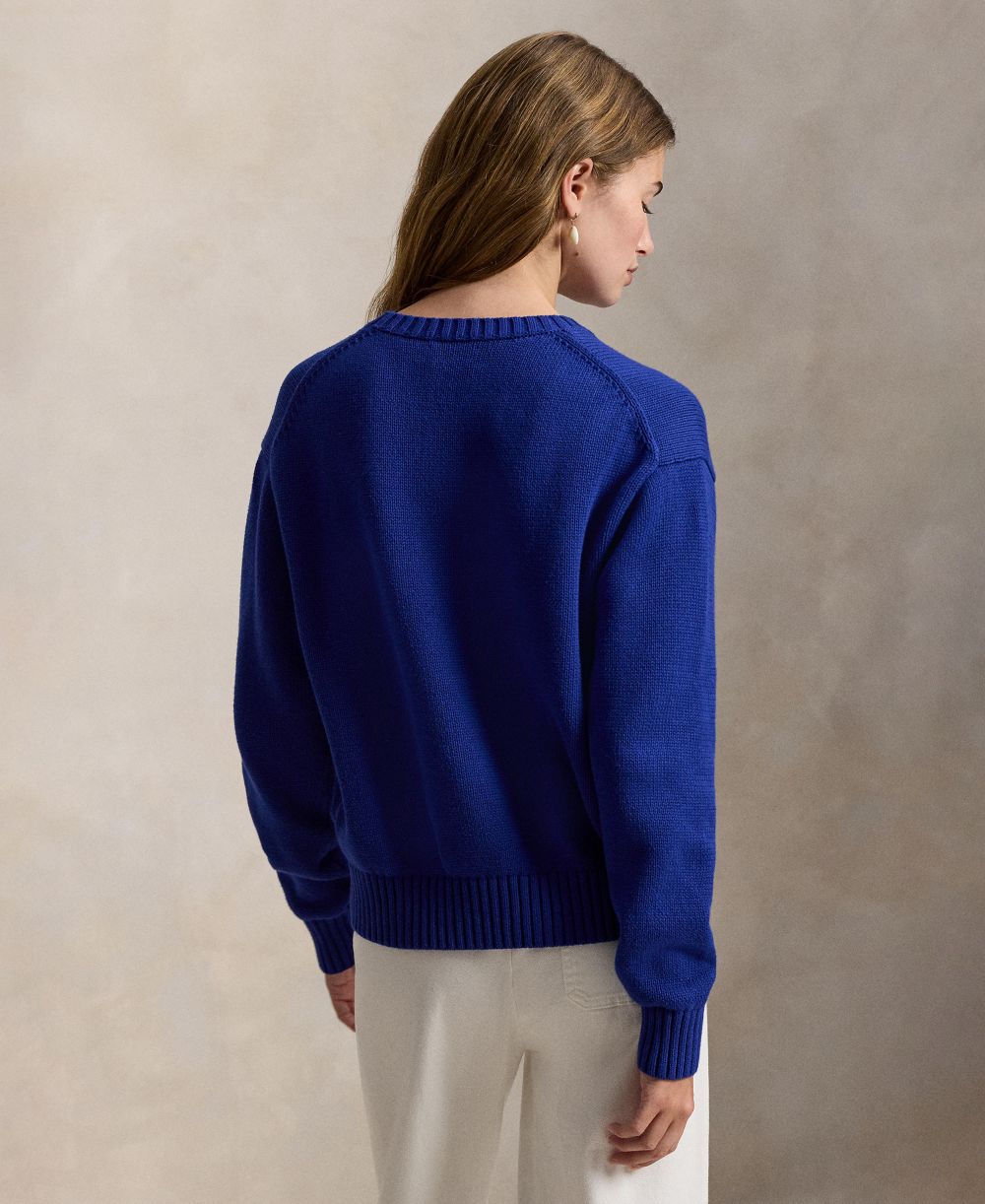 Women's Polo Bear Crew Neck Sweater