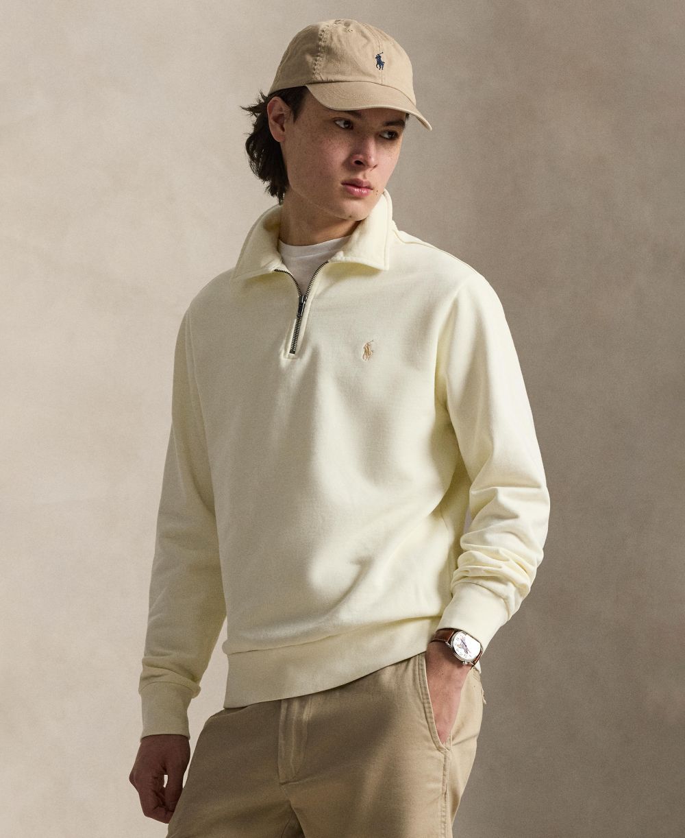 Men's Loopback Fleece Quarter-Zip Sweatshirt