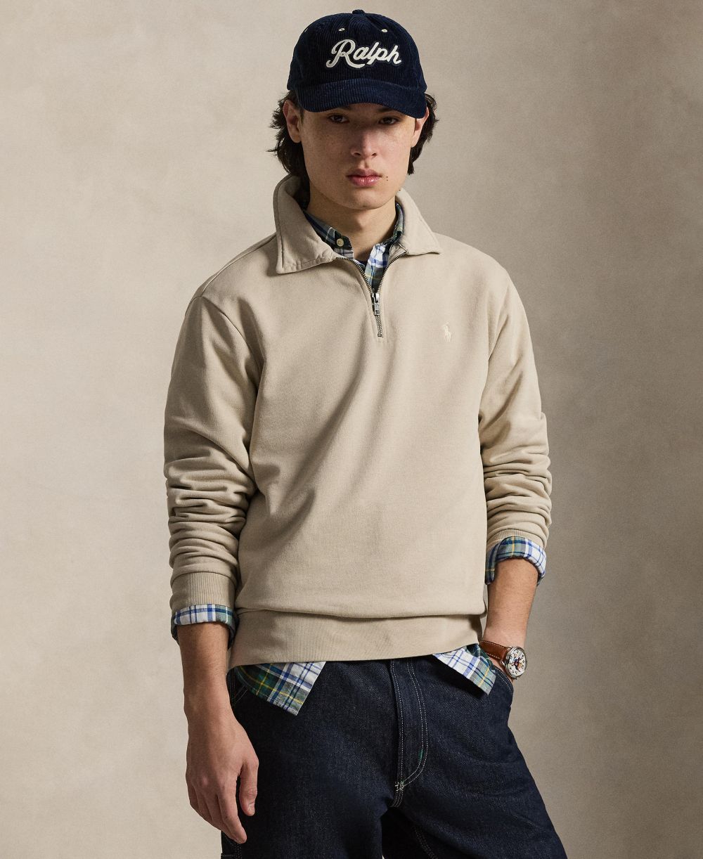 Men's Loopback Fleece Quarter-Zip Sweatshirt