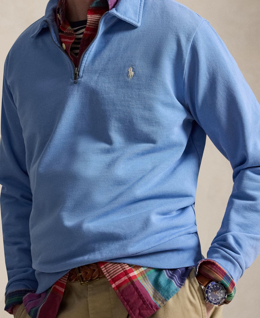 Men's Loopback Fleece Quarter-Zip Sweatshirt